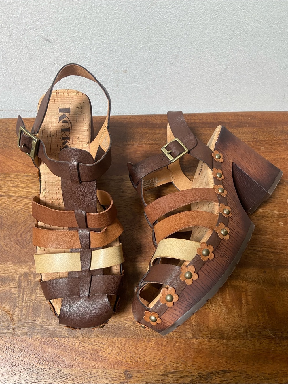 Kork-Ease Willow Platform Clog Boho Festival - Picture 9 of 9